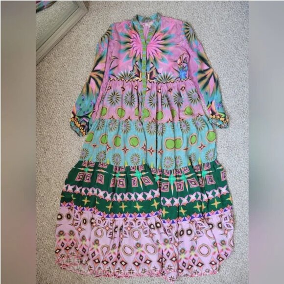 Anthropologie Button Down Maxi Dress size XS - Picture 9 of 10